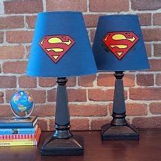 A lamp is the perfect way to add a touch of atmosphere to a bedroom, living room, dining room or conservatory. superman lamps | Superhero room, Batman room, Boy room