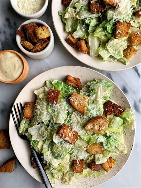 The Best Healthy Classic Caesar Salad Rachlmansfield