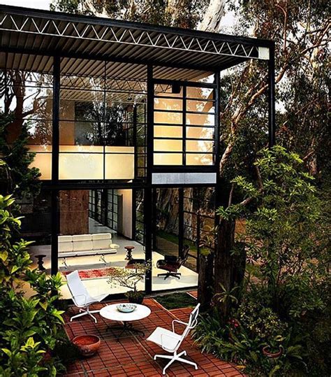 The eames house is a landmark of midcentury modern architecture. MCM Daily on Instagram: "Case Study House #8 - the Eames ...