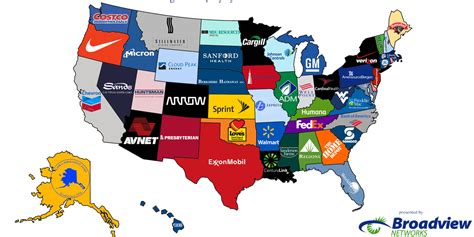 Here Are The Biggest Companies By Revenue In Each State Huffpost