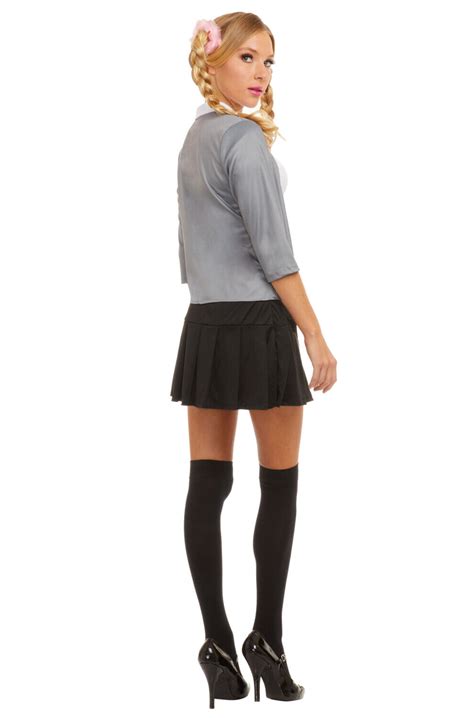 Pop Schoolgirl Britney Spears Inspired Adult Costume Ebay