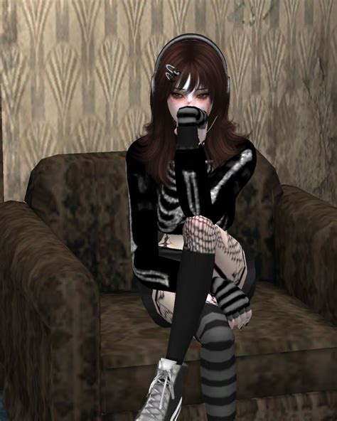 Sims 4 Cc Emo Goth Alternative Scene Mallgoth Bitmoji Outfits