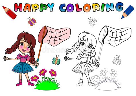 Coloring Book For Kids Stock Illustration Illustration Of Dress 59223479