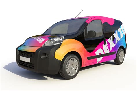 Download 1,500+ royalty free bus mockup vector images. Van Wrap Mock-up By COLATUDO | TheHungryJPEG.com