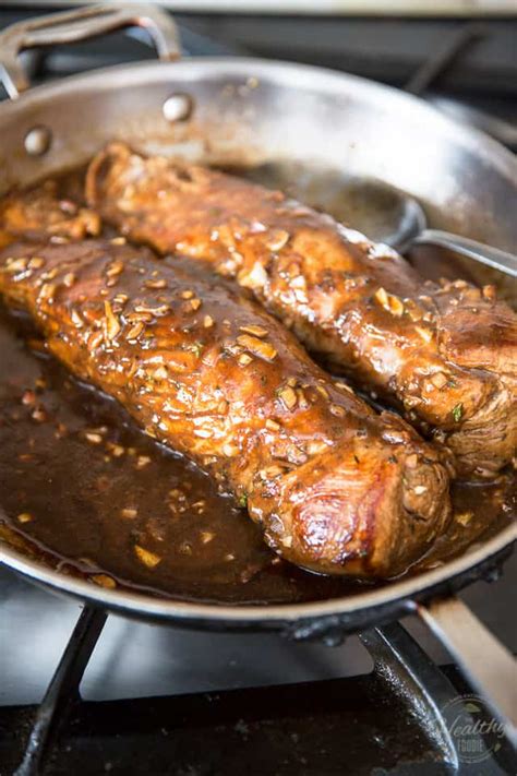 The combination of paprika, onion and garlic powder, oregano, salt, and pepper is simply delicious. Maple Balsamic Pork Tenderloin • The Healthy Foodie
