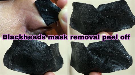 blackheads mask removal peel off youtube