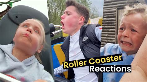 hilarious roller coaster reactions youtube