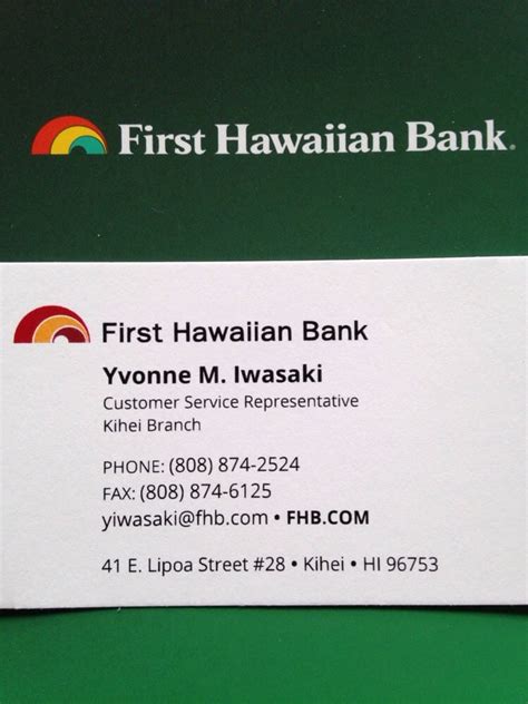Every branch location has a map with driving directions available and a description of bank services offered. First Hawaiian Bank Kihei Branch - Banks & Credit Unions ...