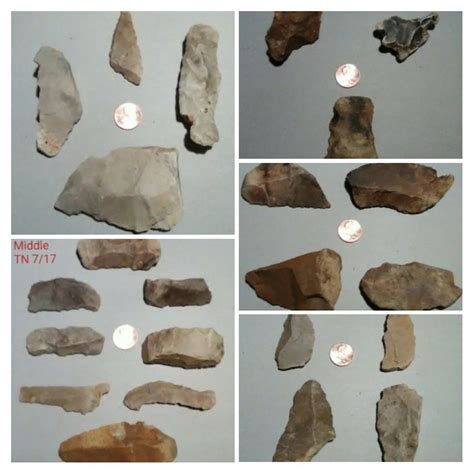 Miscellaneous Creek Finds Middle Tn 718 Native American Artifacts
