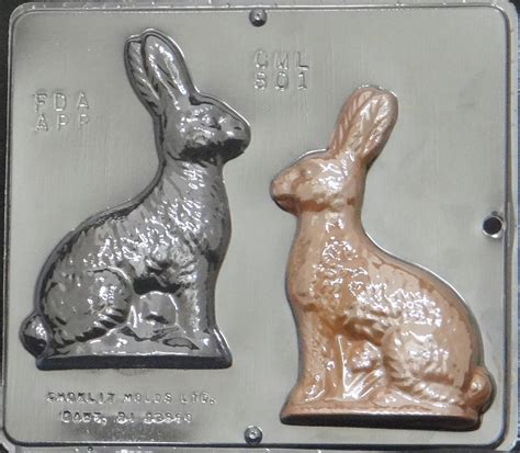 6 Bunny Chocolate Candy Mold Easter 801 Amazonca Home And Kitchen