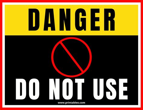 34 Printable Do Not Use Signs Download Free Pdfs Signs Printable