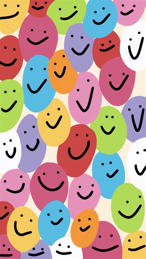 Smiley face wallpaper in 2021 | Hippie wallpaper, Iphone wallpaper