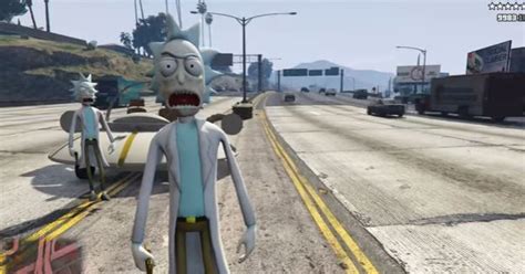 Rick And Morty Meets Grand Theft Auto 5 In New Mod And Its Brilliant