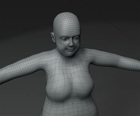 Artstation Human Body Base Mesh 10 3d Models Pack 20k Polygons Game