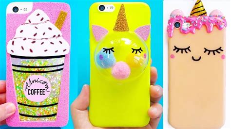 8 Diy Unicorn Phone Cases Easy And Cute Phone Projects And Iphone Hacks