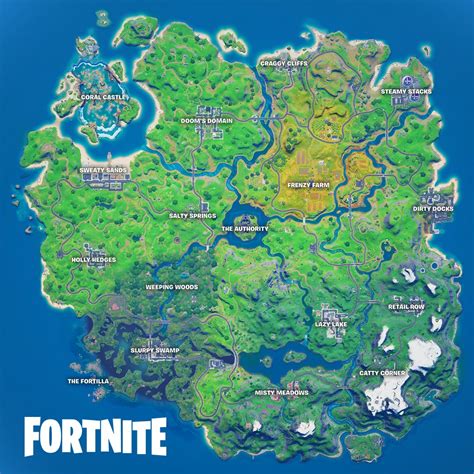 Fortnite Battle Royale Map The Video Games Wiki