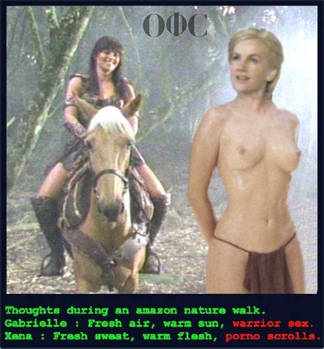 Post 1815000 Fakes Gabrielle Lucylawless Ofc Reneeoconnor Xena Xena