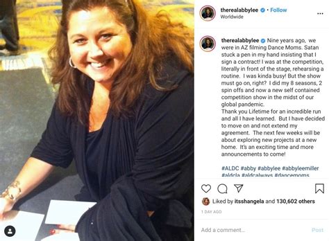 Abby Lee Miller Quits Dance Moms After Nine Years And Says ‘satan Stuck