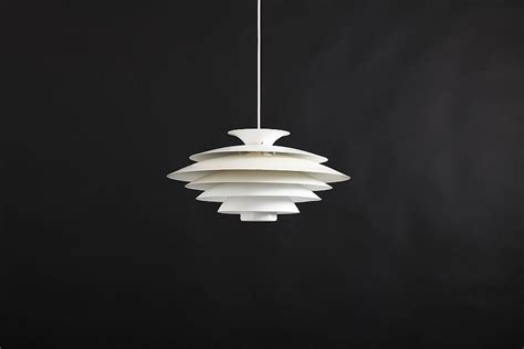 Danish Modern Layered Pendant Lamp From Formlight Denmark 1960s Room