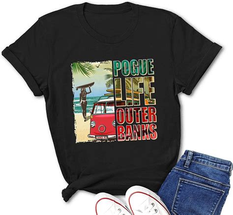 Pogue Life Outer Banks Shirts For Women Or Men Surf Van Obx Etsy