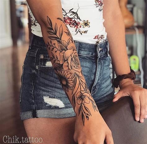 Half Sleeve Tattoos Designs For Women