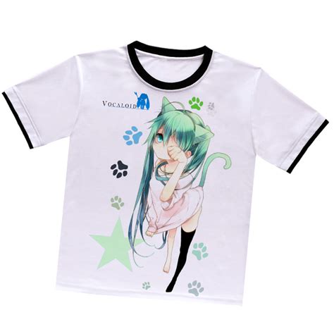 Vocaloid Dakimakura White T Shirt White T Shirt 22 3000 Otaku Sky Anime Accessories