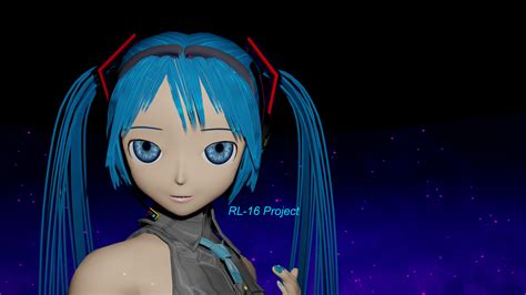 Blender 3d Blue Eyes Blue Hair Hatsune Miku Long Hair Vocaloid 4k Hd