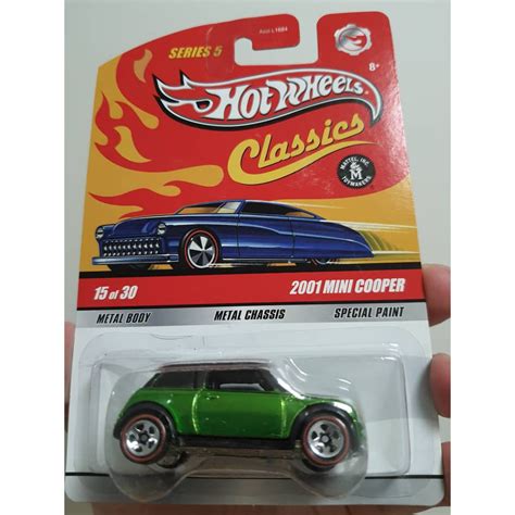 Hot Wheels Classics Mini Cooper Green Shopee Malaysia