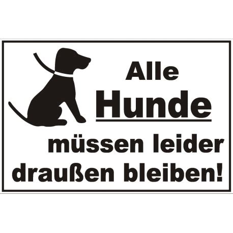 Für alle grundstückbesitzter ein hilfreicher verbotsschild. Hunde Verboten Schild Ausdrucken : JGV GmbH ...