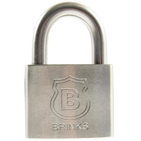 Brinks 2 In W Stainless Steel Keyed Padlock At