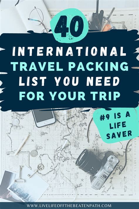 International Travel Packing Checklist With A Free Printable