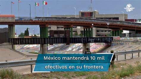 Blindar Sus Fronteras Pide Eu A México Y Ca Youtube
