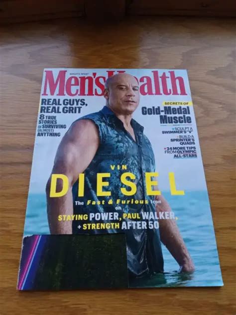 Men S Health Magazine July August 2021 Vin Diesel Muscle Training Workout Fit 7 00 Picclick