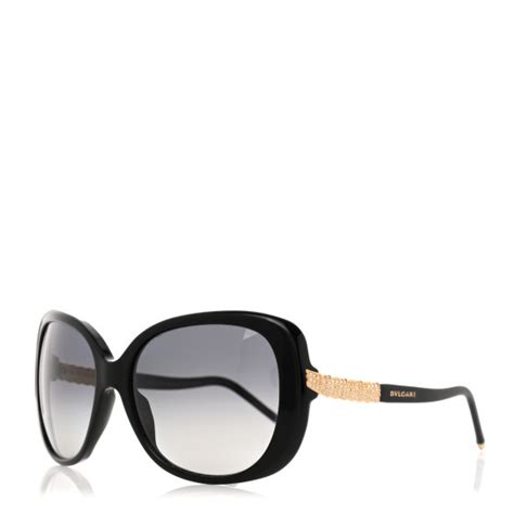 Bulgari Oversized Sunglasses 8105 B Black 1227908 Fashionphile