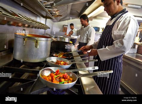 Indian Restaurant Kitchen High Resolution Stock Photography And Images