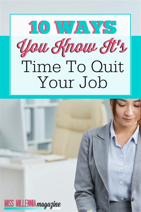 10 Ways You Know Its Time To Quit Your Job