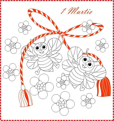 Mărțișor (mərt͡siˈʃor) is a celebration at the beginning of spring, on march the 1st in romania, moldova, and all territories inhabited by romanians. Nicole's Free Coloring Pages: 1 Martie Martisor * Coloring ...