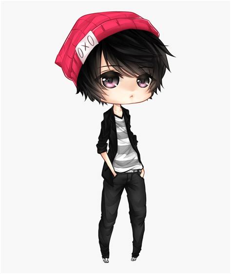 Anime Boy With Glasses Chibi Hd Png Download Kindpng