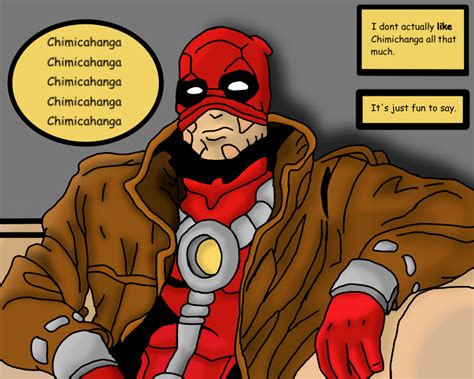 Deadpool And His Chimichangas By Mmf25 On Deviantart
