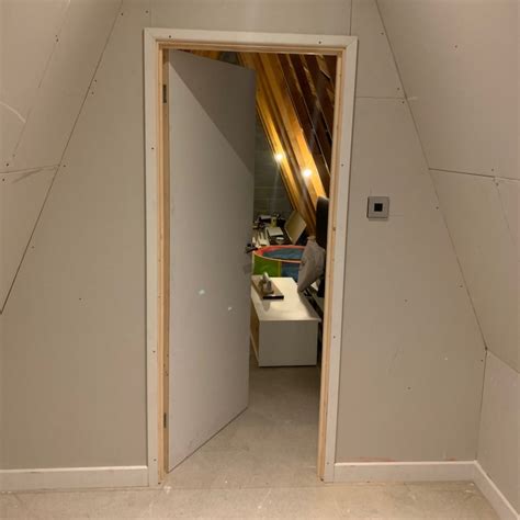 Door To Storage Space In Mini Cinema Loft Conversion Yorkshire Loft