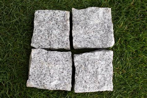 Silver Grey Granite Setts Natural Split Granite Setts Uk