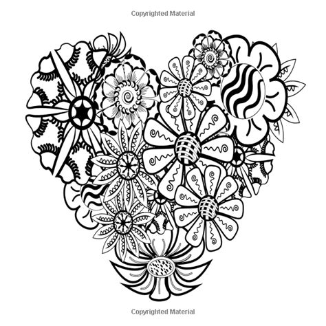 Get free printable coloring pages for kids. Mini Doodles - Hearts!: Louise | Coloring books, Adult ...