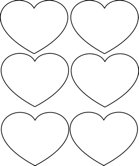 Printable Conversation Hearts Hearts Clip Art Vector Clip Art