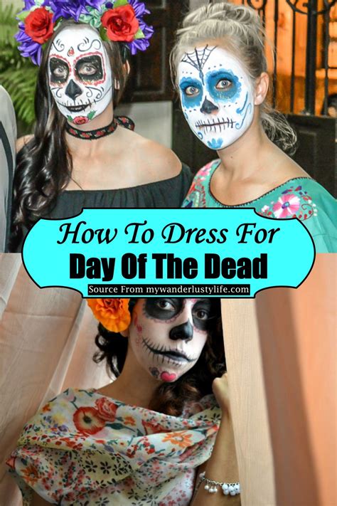 28 Diy Day Of The Dead Costume Diyscraftsy