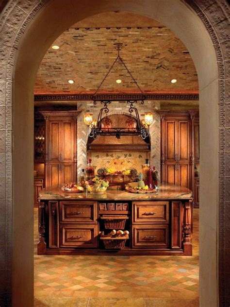 Large Stone Archway For Elegant Kitchen Design Decor Units