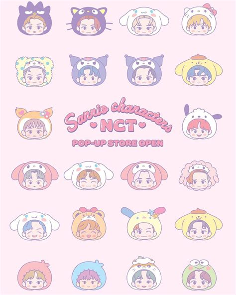 Nct X Sanrio Has Exclusive Items Like Stickers And Trading Cards