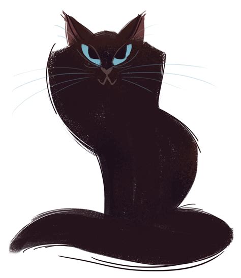 Daily Cat Drawings — 250 Black Cat Sketch