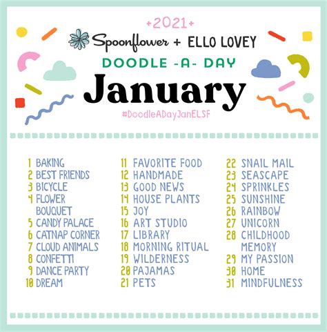 Join The Doodle A Day Challenge Spoonflower Blog