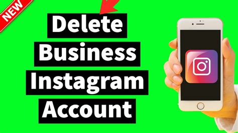 How To Delete Business Instagram Account In 1 Minute Youtube