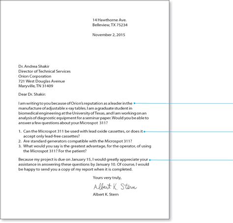 Attention Line In A Business Letter Format